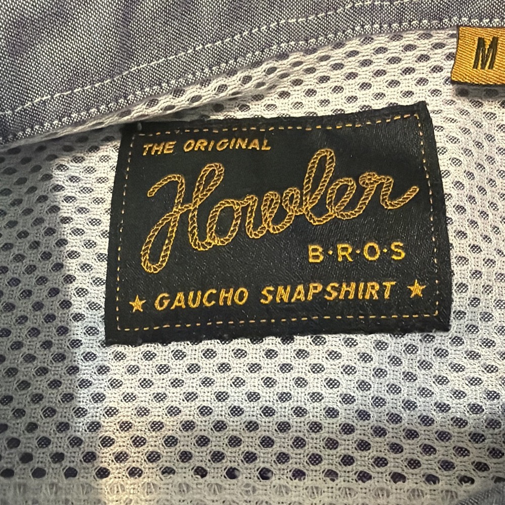 Howler Bros Gaucho Snapshirt Tarantulas Men's Medium Embroidered Spiders Western - Picture 7 of 10